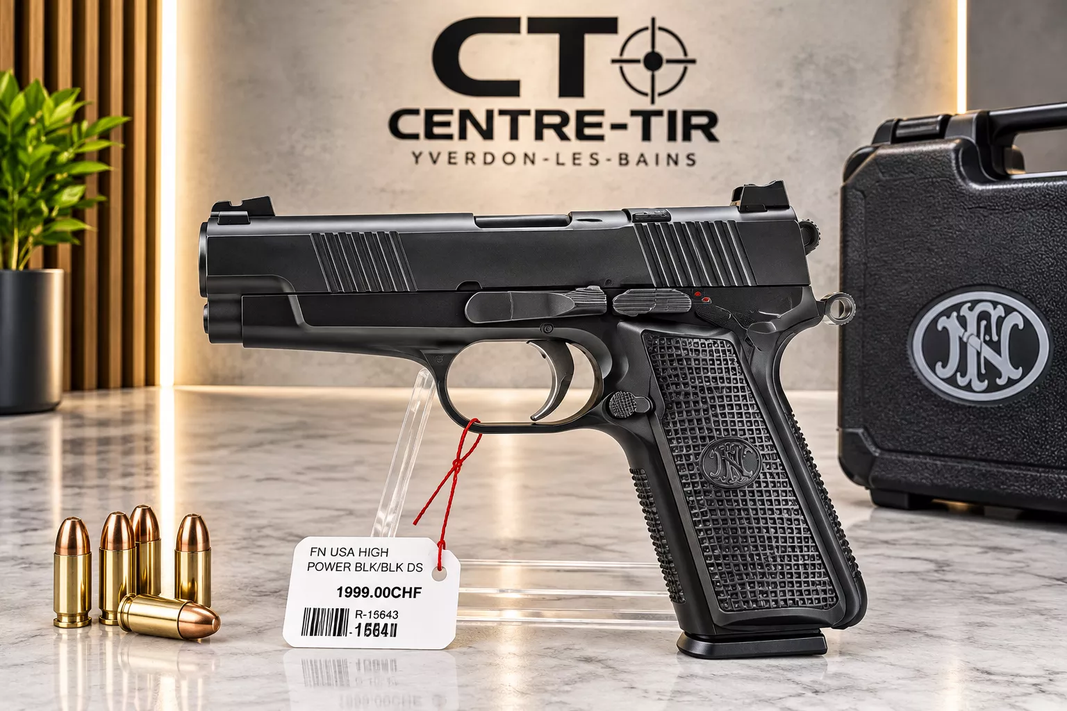 FN USA HIGH POWER BLK/BLK DS 9x19
