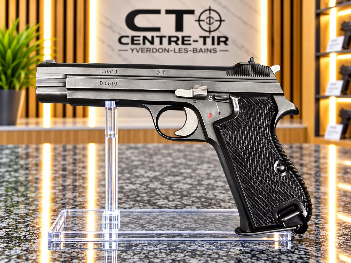SIG P-210-4  (D) 9x19
