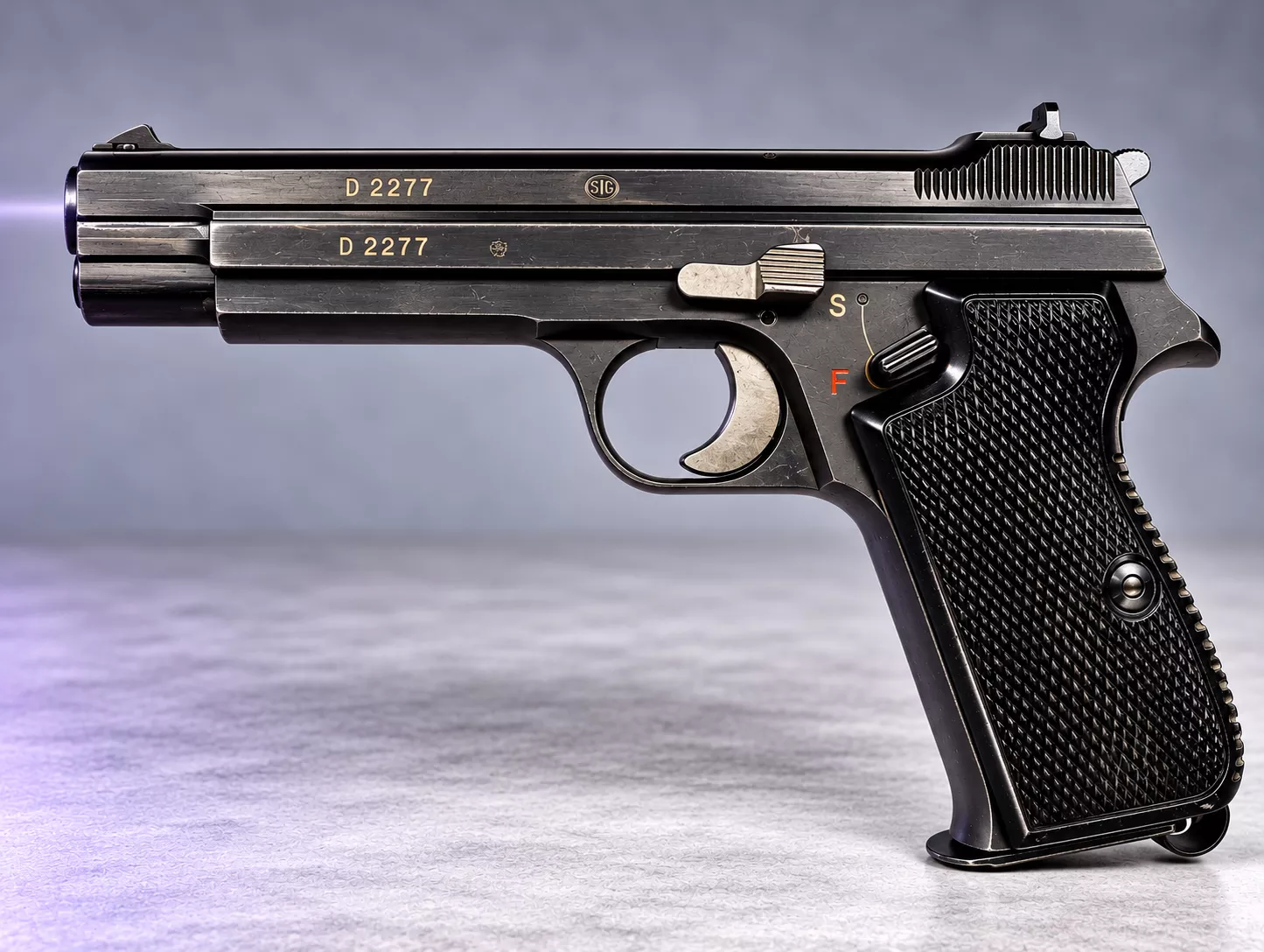 SIG, P-210-2, N° (D) 9x19